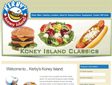 Tablet Screenshot of kerbyskoneyisland.com